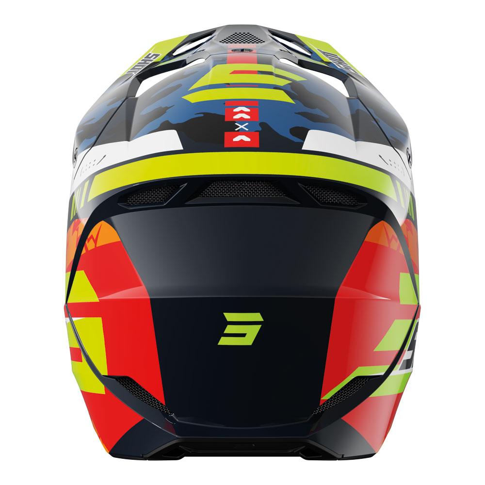 Shot Furious Kid Flash Helmet Blue/Neon Yellow Glossy