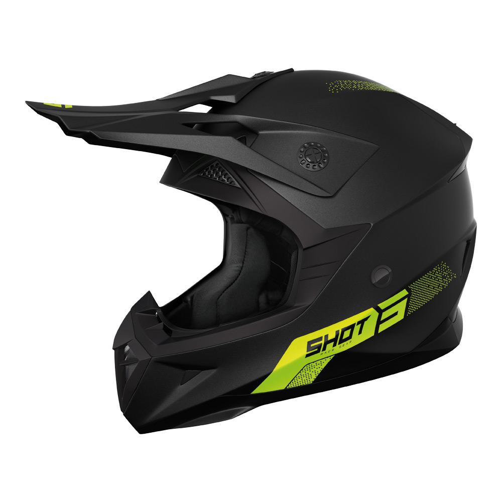 element motorcycle helmet Shot Pulse Element Helmet Neon Yellow Matt – Tuggeranong Motorcycle Centre
