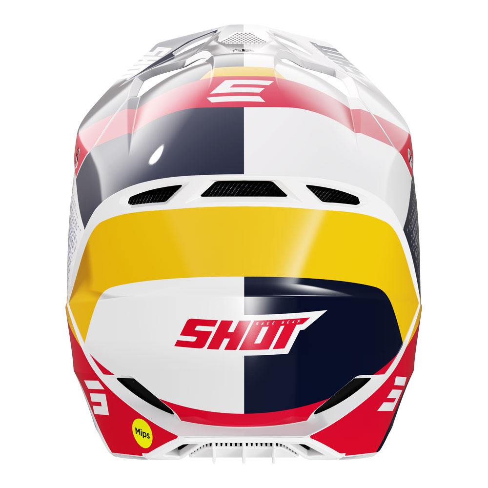 Shot Race Helmet Ridge Red/Blue Glossy