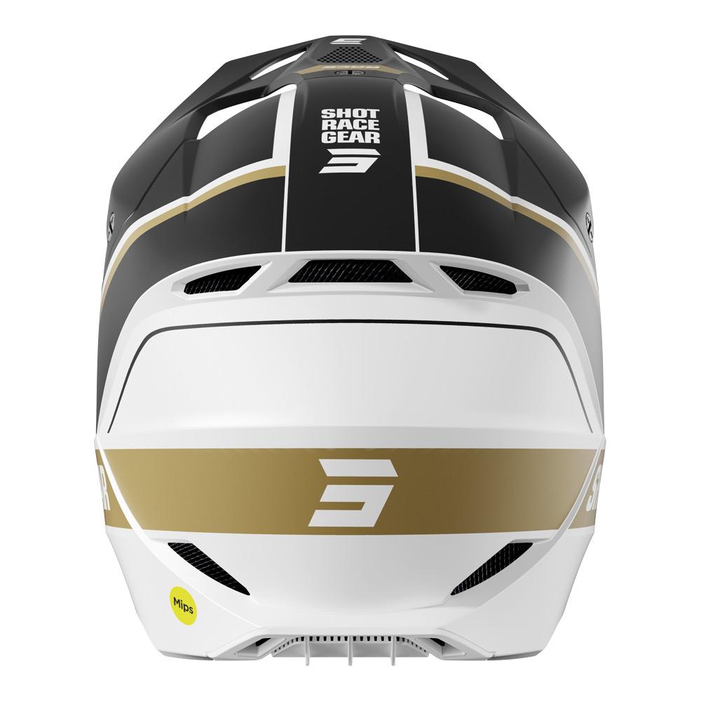 Shot Race Mythic Helmet Black/Gold Matt