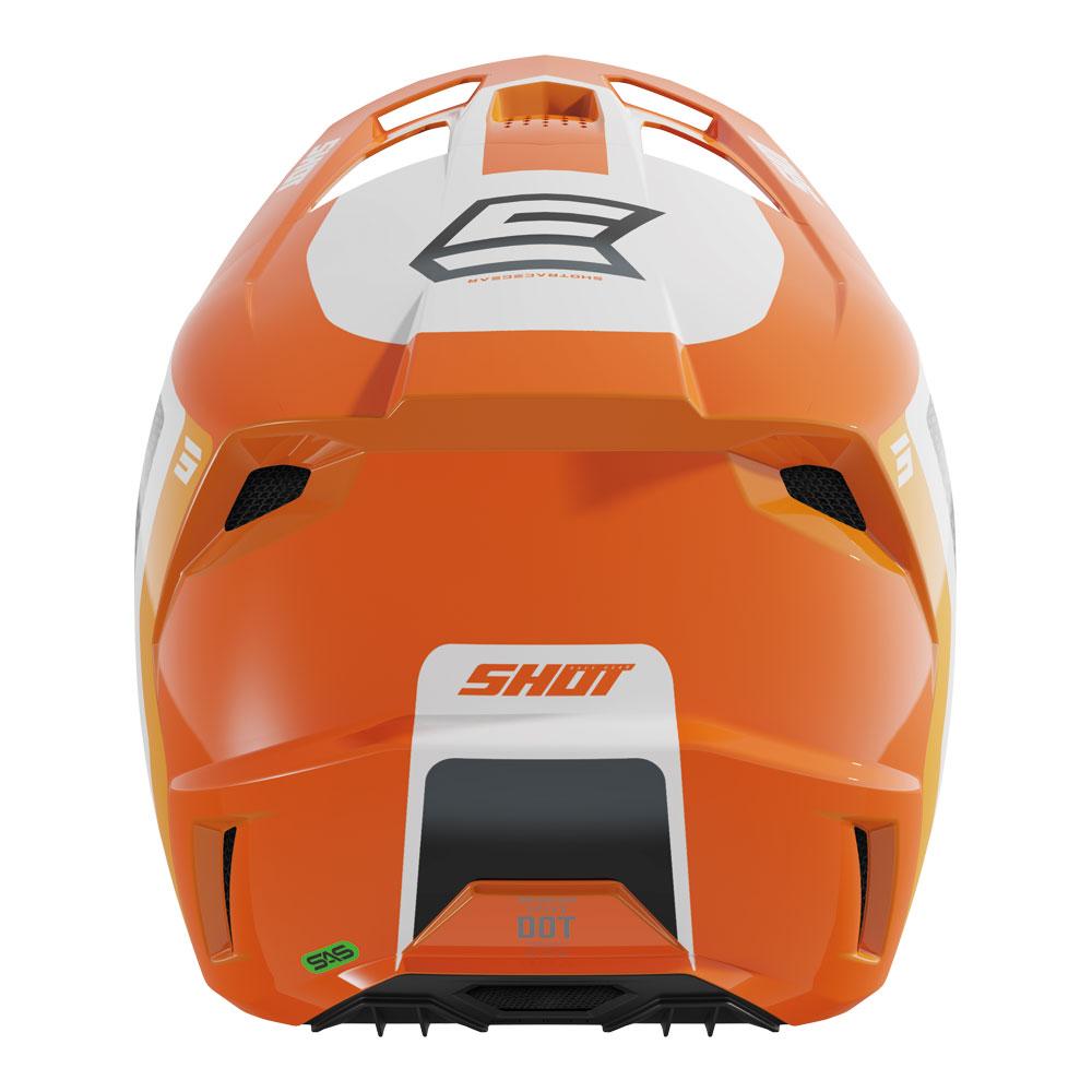 Shot Speed Hybrid Helmet Orange Glossy