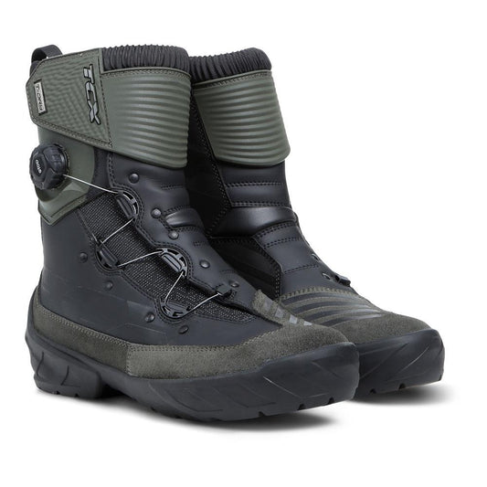 TCX Infinity 3 Mid Waterproof Boots Black/Military Green