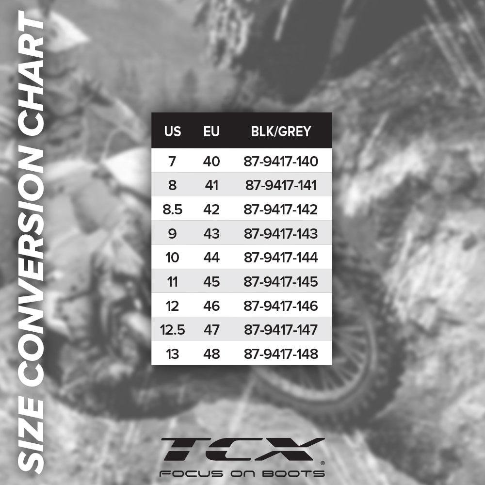 TCX Street 3 Air Boots Black/Grey