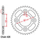 (New) Rear Sprocket Steel 39T 428P