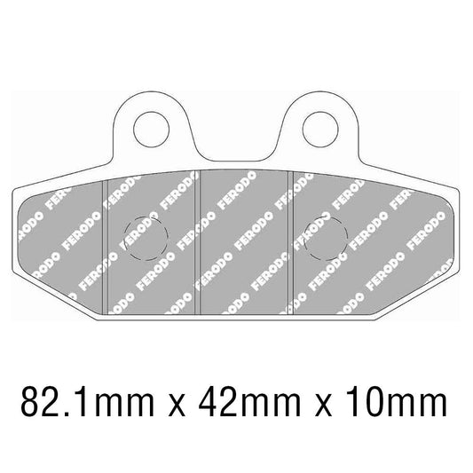Ferodo Disc Pad Set - FDB2306 ST Sinter Grip Sintered Compound - Road