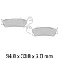 Ferodo Disc Pad Set - FDB495 SG Sinter Grip Sintered Compound - Off-Road