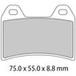 Ferodo Race Brake Disc Pad Set - FDB2042 XRAC