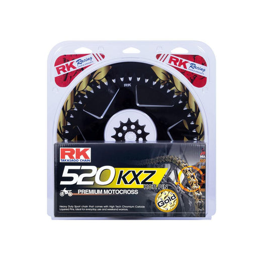 Lite Pack - RK Chain & Sprocket Kit Black 13/50 RMZ250 13-23