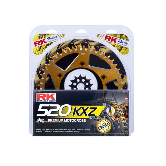Lite Pack - RK Chain & Sprocket Kit Gold 13/50 RMZ450 13-24