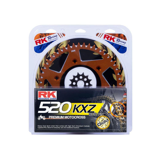 Lite Pack - RK Chain & Sprocket Kit Orange 14/50 KTM 06-25
