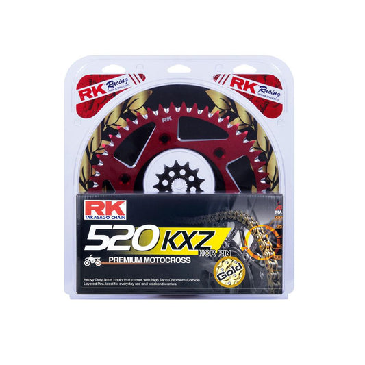 Lite Pack - RK Chain & Sprocket Kit Red 13/48 CRF450R 02-23 / CRF250R 22-25