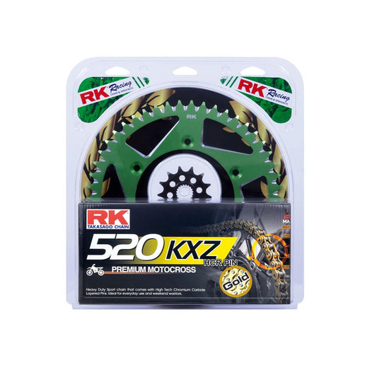 Lite Pack - RK Chain & Sprocket Kit Green 13/48 KX250F 06-25
