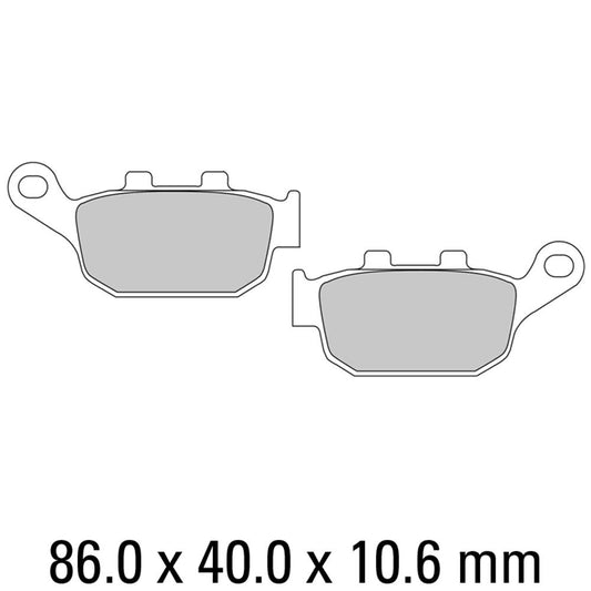 Ferodo Disc Pad Set - FDB531 P Platinum Non Sintered Compound