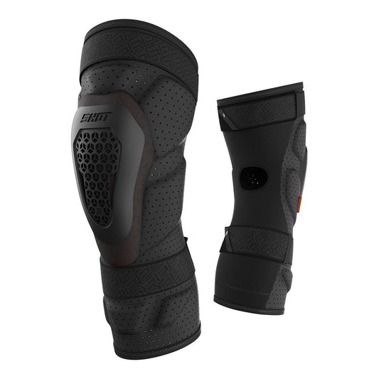 Shot Protector D30 Knee Guards Black/Neon Yellow