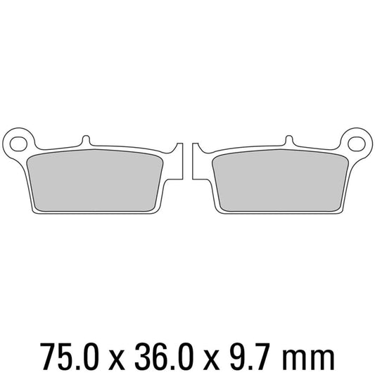 Ferodo Disc Pad Set - FDB539 SG Sinter Grip Sintered Compound - Off-Road
