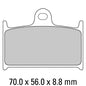 Ferodo Race Brake Disc Pad Set - FDB557 XRAC