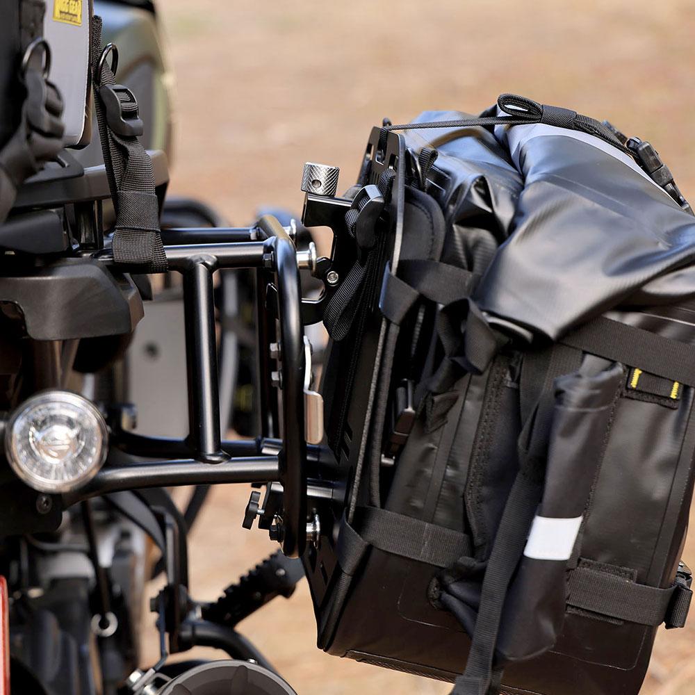 Nelson Rigg Rigg Gear Saddlebag Quick Release Plates (RG-QRP-FB) Flat Frame