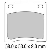 Ferodo Disc Pad Set - FDB151 ST Sinter Grip Sintered Compound - Road