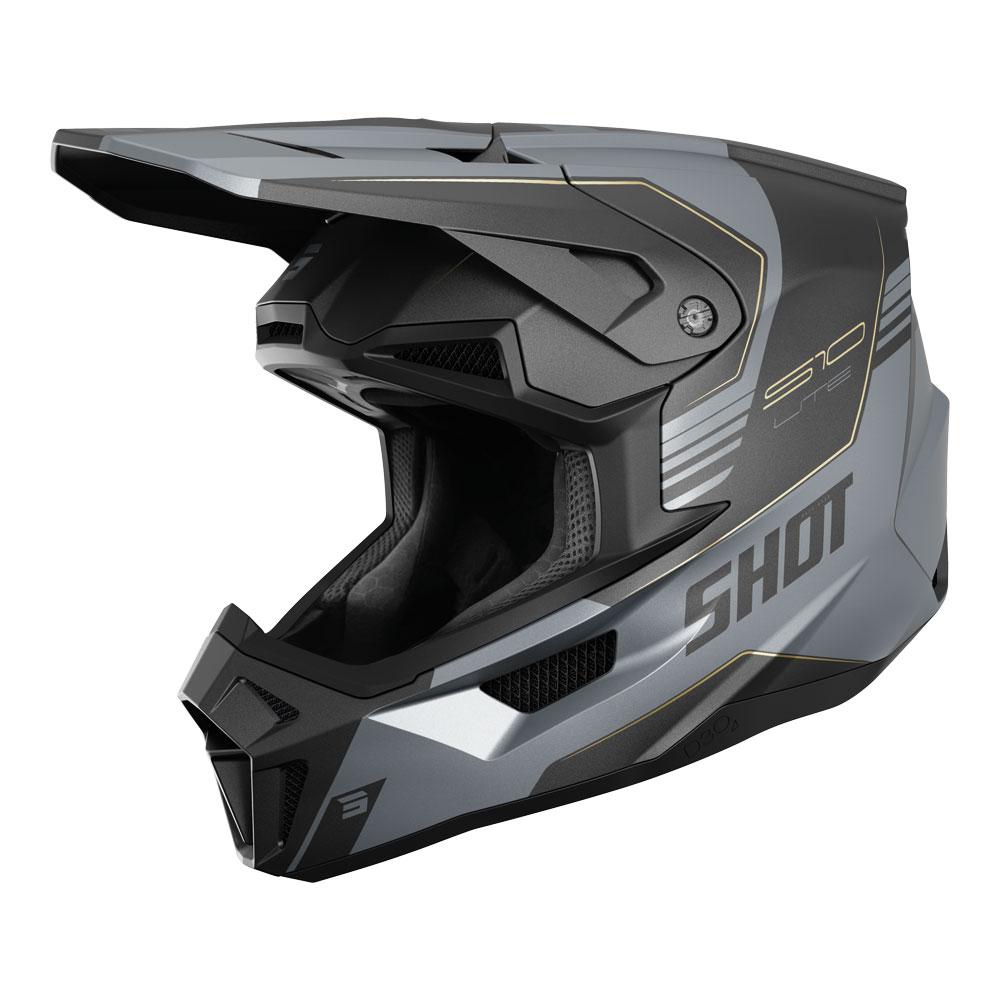 Shot Lite S10 Helmet Black/Grey Matt