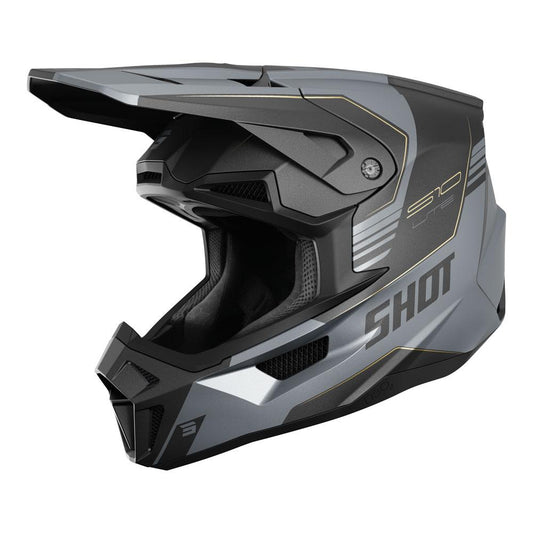 Shot Lite S10 Helmet Black/Grey Matt