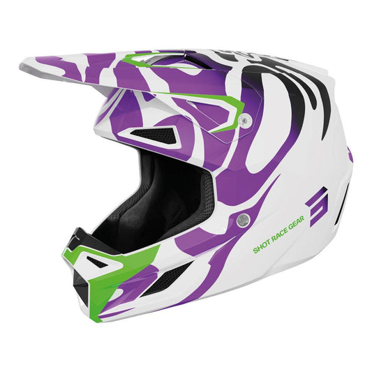 Shot Speed Ghost Helmet Purple Glossy