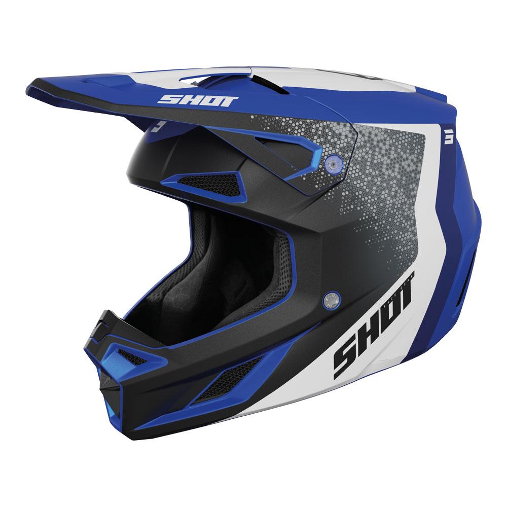 Shot Speed Hybrid Helmet Blue Matt
