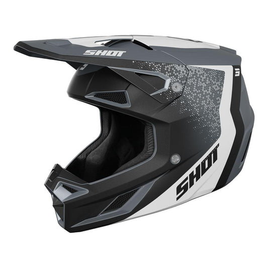 Shot Speed Hybrid Helmet Grey Matt