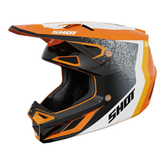Shot Speed Hybrid Helmet Orange Glossy