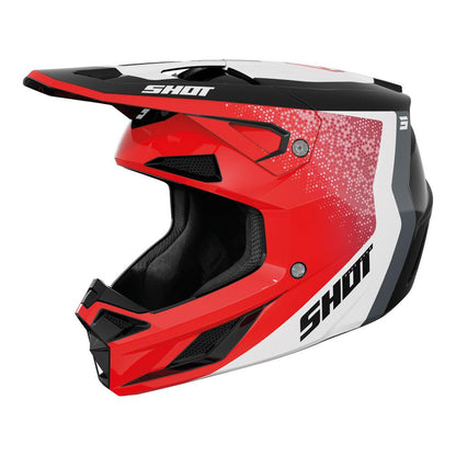 Shot Speed Hybrid Helmet Red Glossy