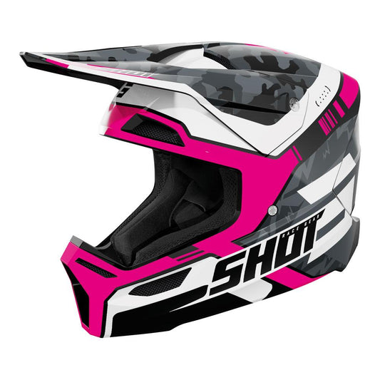 Shot Furious Flash Helmet Pink Glossy