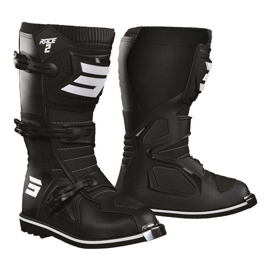 Shot Race 2 Kid Boots Black