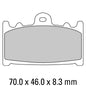 Ferodo Race Brake Disc Pad Set - FDB574 XRAC