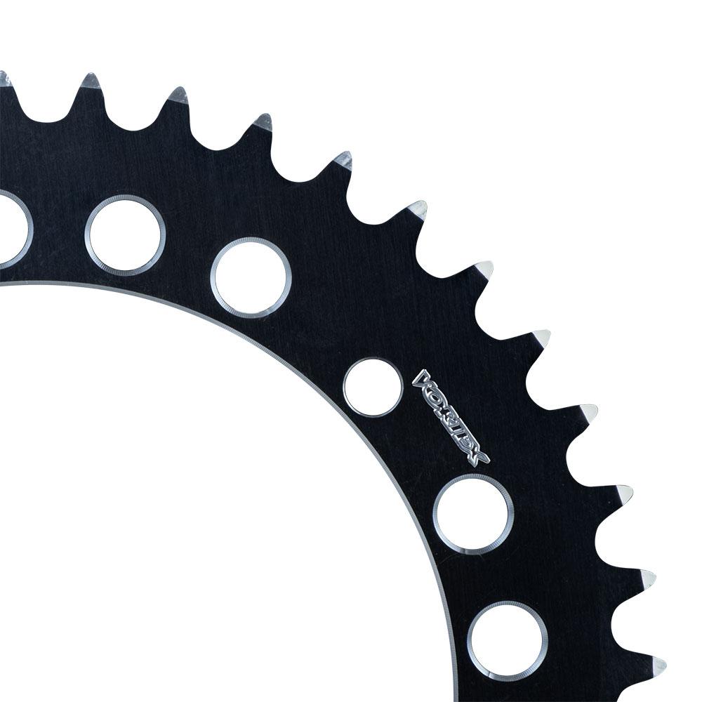 VORTEX ALLOY REAR SPROCKET 525-42T - KAWASAKI H2R - BLACK
