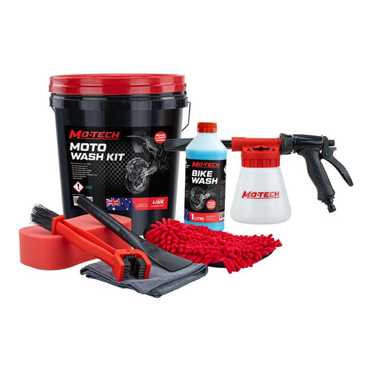 Mo-Tech Moto Wash Kit With Foam Cannon (Garden Hose Type)