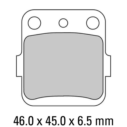 Ferodo Disc Pad Set - FDB661 P Platinum Non Sintered Compound