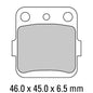 Ferodo Disc Pad Set - FDB661 SG Sinter Grip Sintered Compound - Off-Road