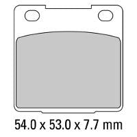 Ferodo Disc Pad Set - FDB183 P Platinum Non Sintered Compound