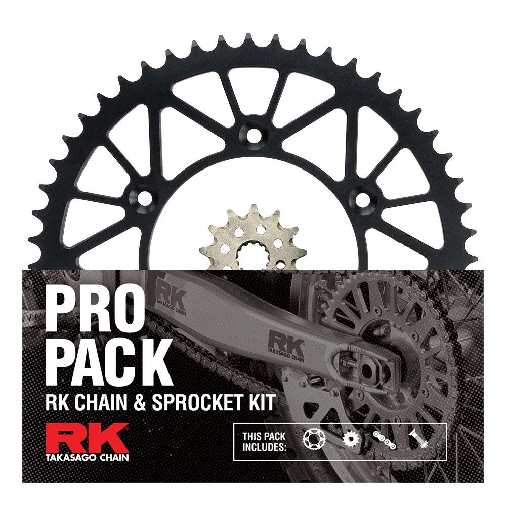 Pro Pack - RK Chain & Sprocket Kit Gold + Black 14/52 KTM SX-F 07-25