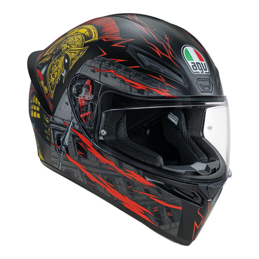 AGV K1 S - Gladiator Matt Black/Gold/Red