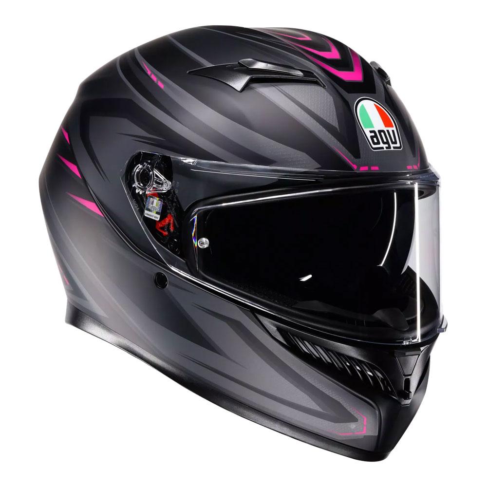 AGV K3 - Syth Matt Black/Pink