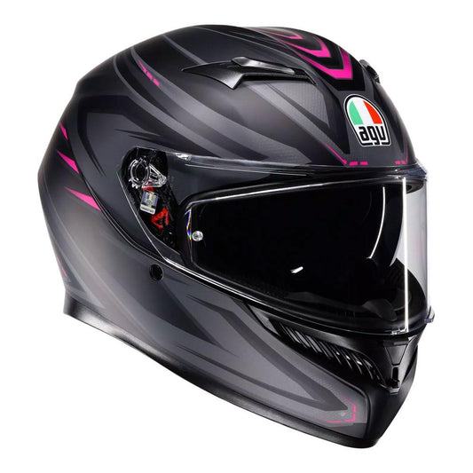 AGV K3 - Syth Matt Black/Pink