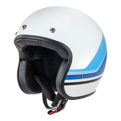 Merlin Blackbird Helmet Aero Stripe White