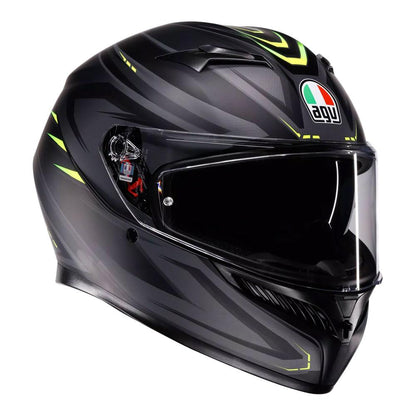 AGV K3 - Syth Matt Black/Yellow Fluro