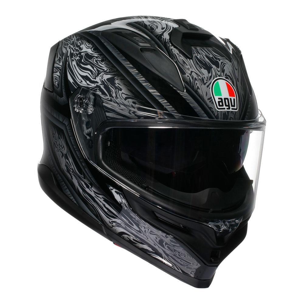 AGV K7 - Damascus Black/Silver