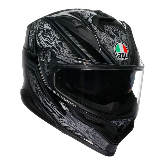 AGV K7 - Damascus Black/Silver