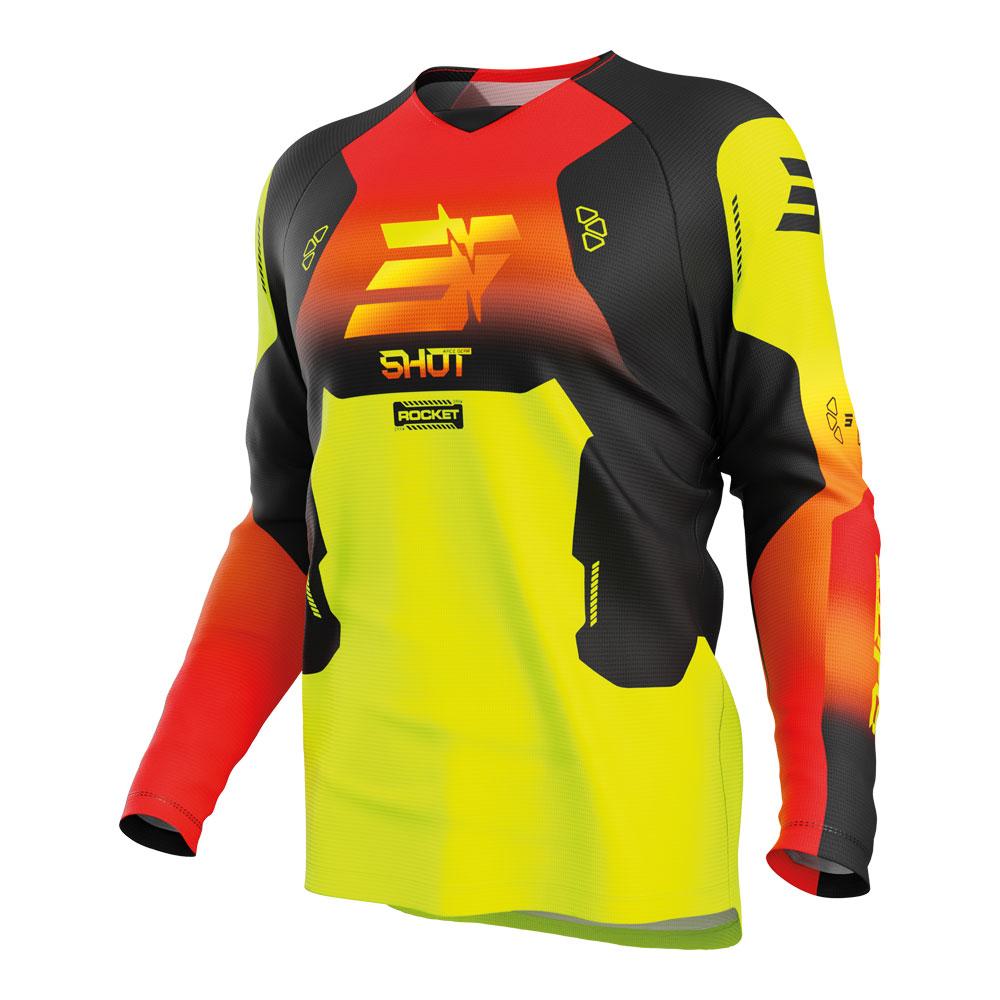 Shot Draw Kid Rocket Jersey Neon Yellow