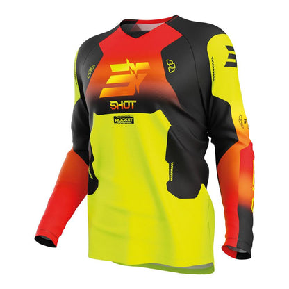 Shot Draw Kid Rocket Jersey Neon Yellow