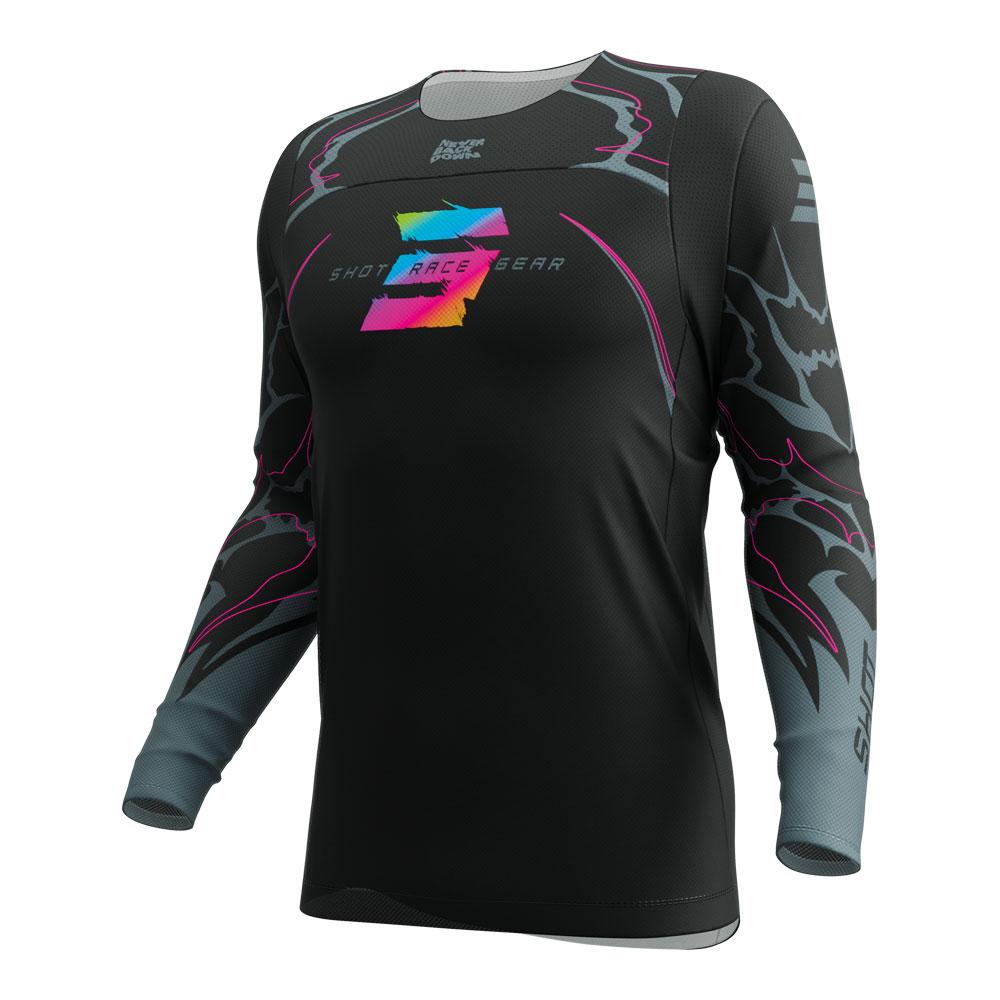 Shot Contact Kid Rac Jersey Black