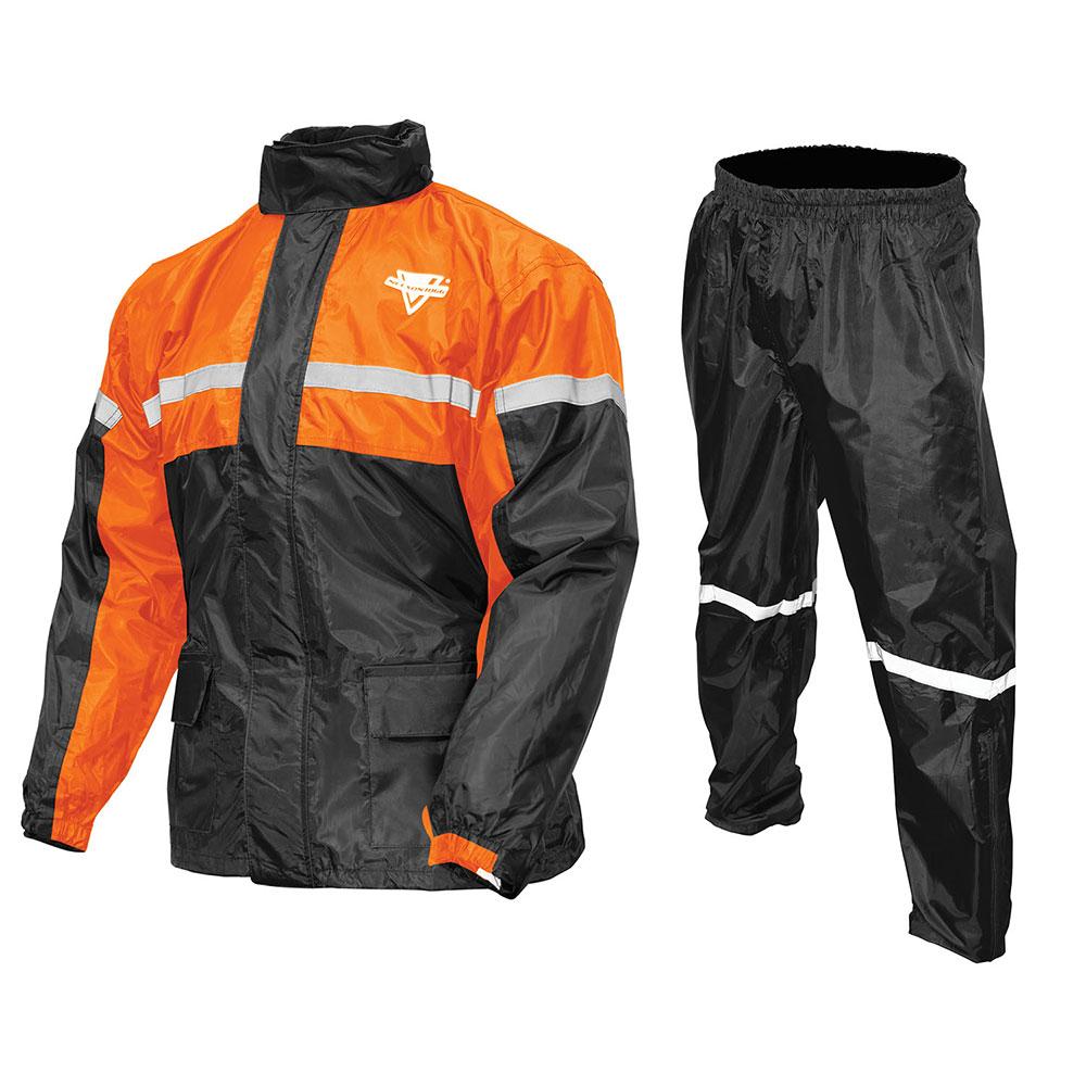 Nelson-Rigg Stormrider Rainsuit SR-6000 2 Piece Black/Hi-Vis Orange 2XL