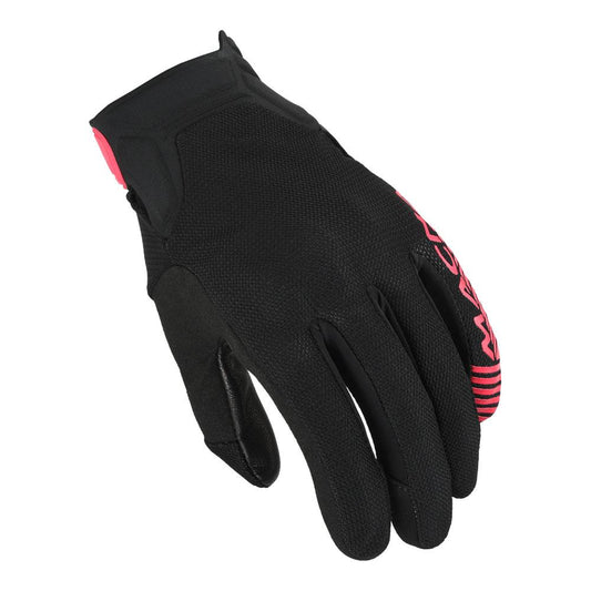 Macna Obtain Leather Ladies Gloves Black/Pink